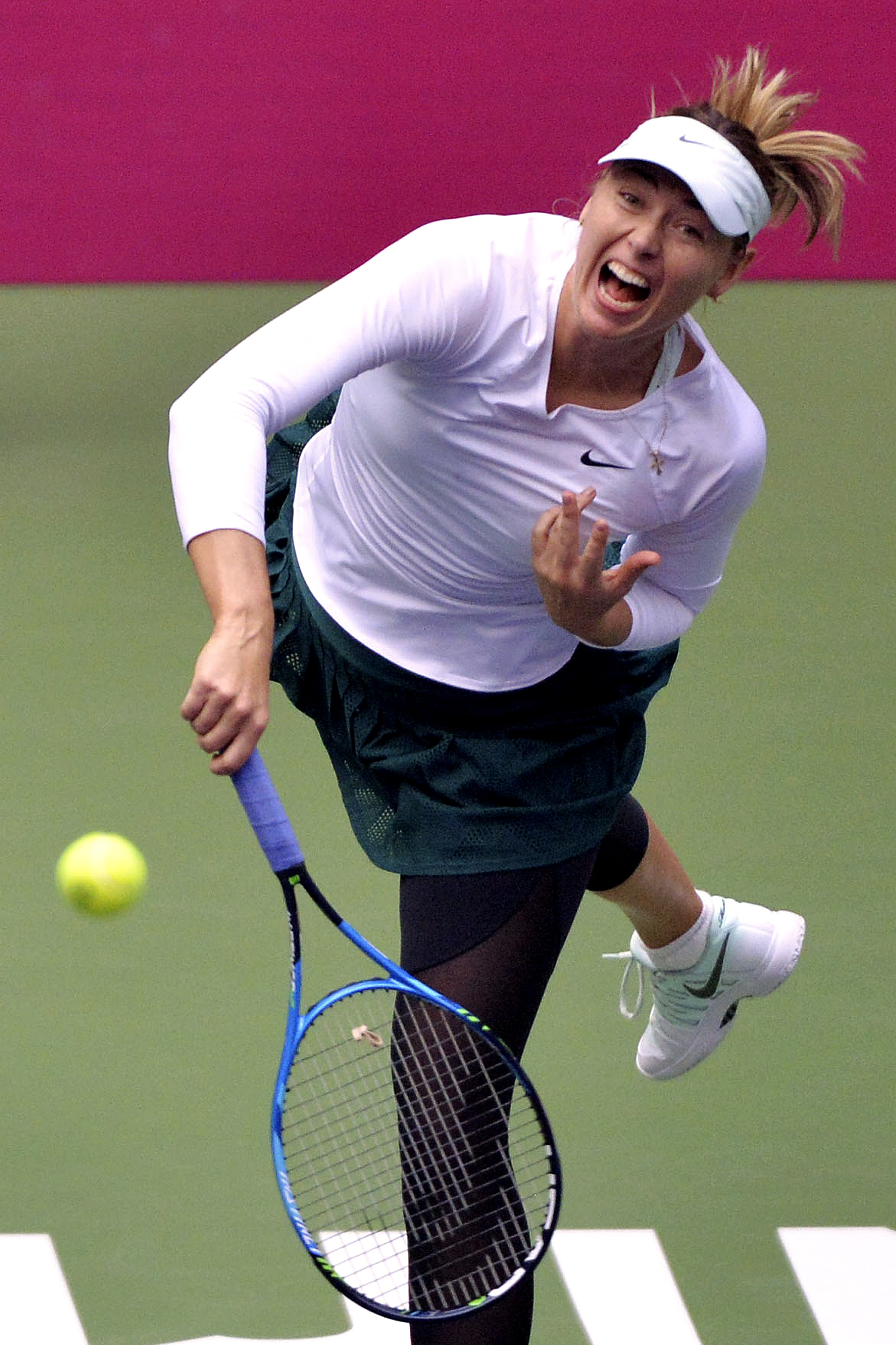 Sharapova wins her 1st title since doping ban