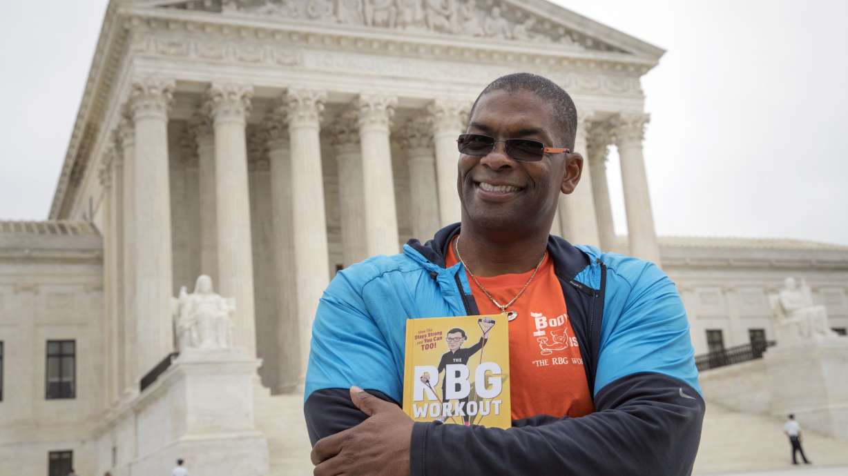 Book's challenge: Can you do squats like Justice Ginsburg?