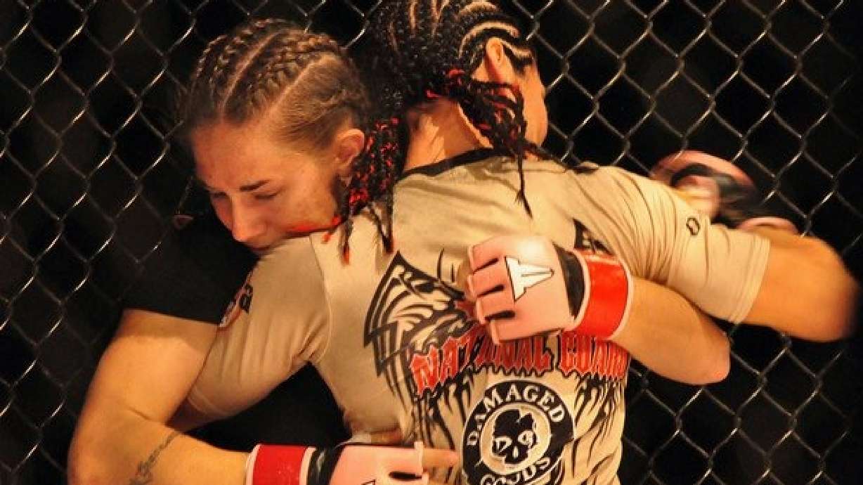 Utah woman becomes professional fighter after leaving abusive relationship