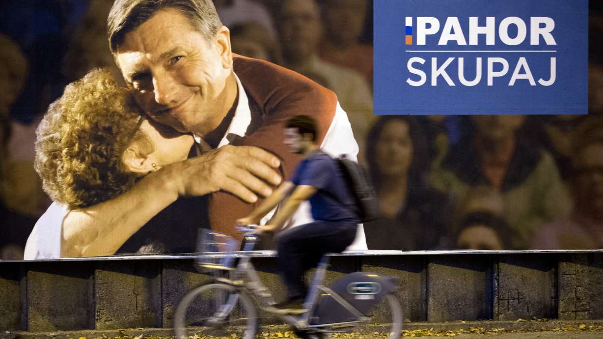 Slovenia's president wins most votes, but faces runoff
