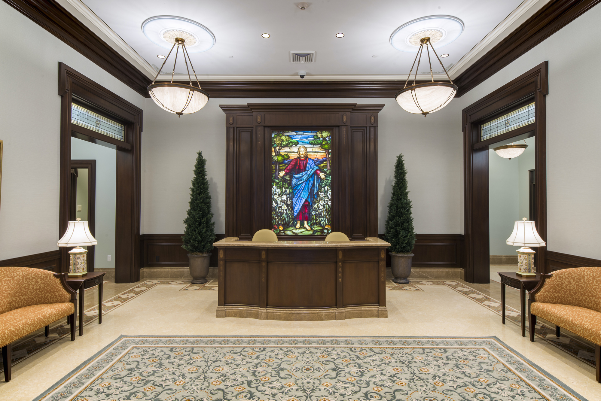 The entrance inside the Cedar City Temple (Photo: Intellectual Reserve Inc.)