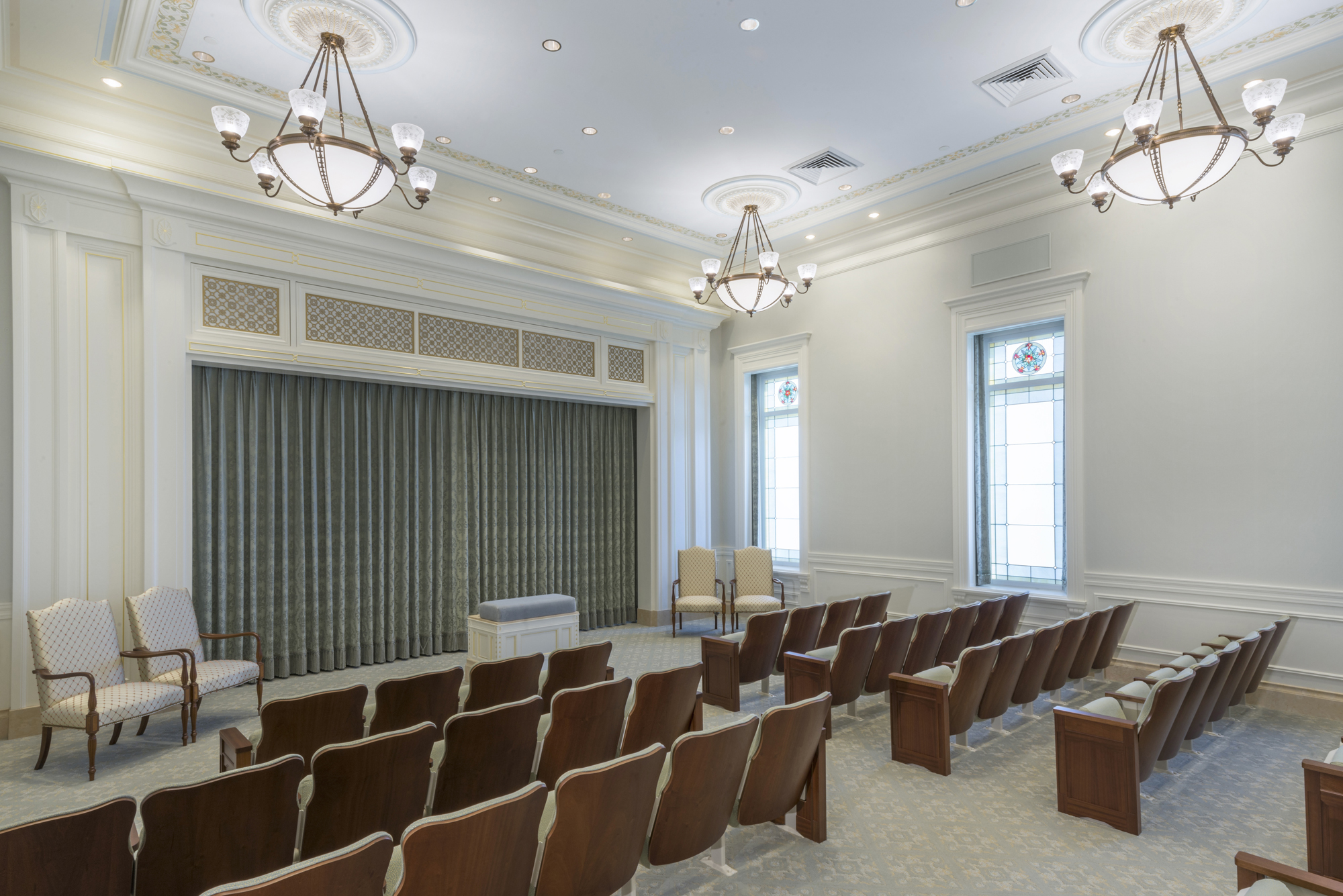 The instruction room inside the Cedar City Temple. (Photo: Intellectual Reserve Inc.)
