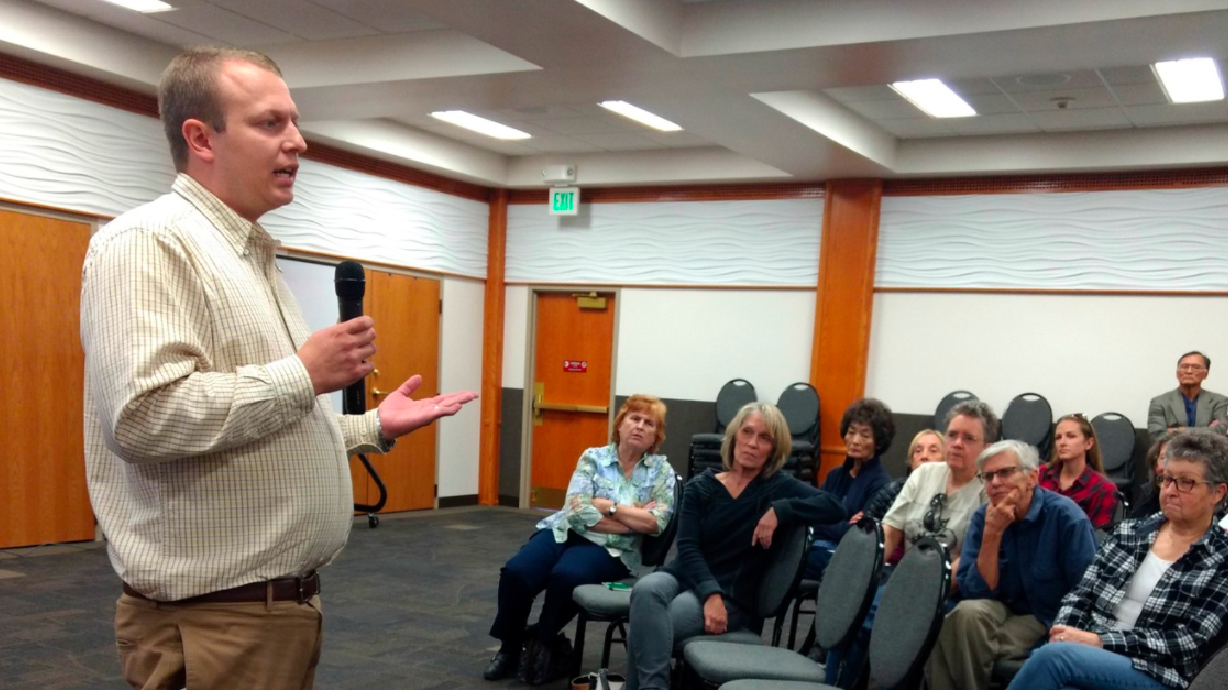 Community comes out to ask questions of Count My Vote backers