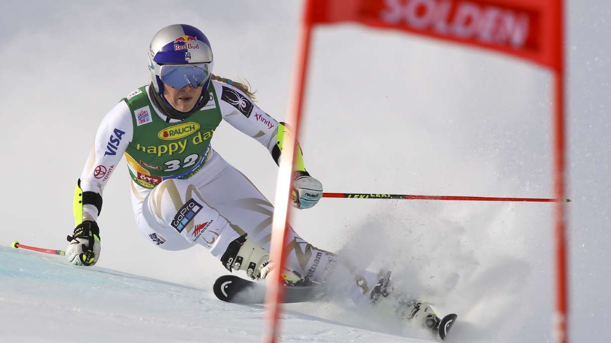 Left with no points, Vonn still happy to have raced in GS