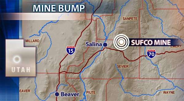 Utah Mine Closed After 'Bump'