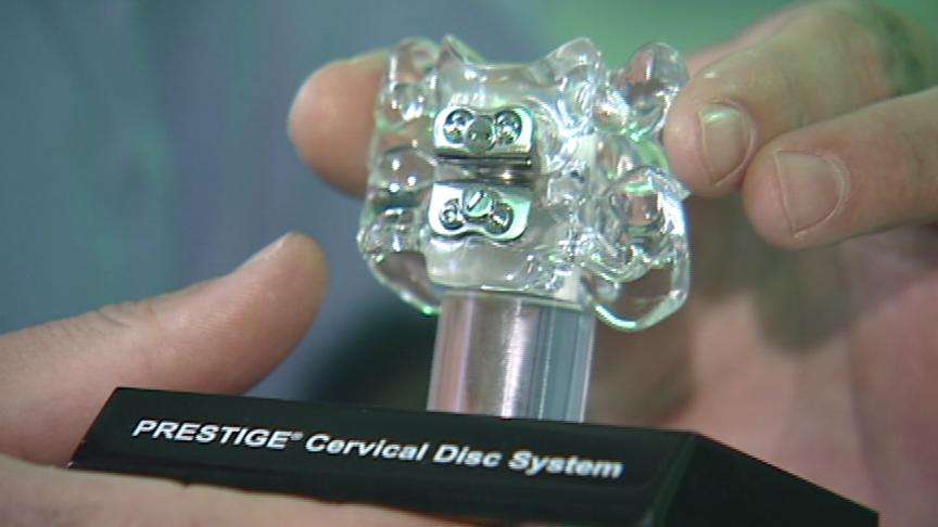 Utahn Receives New Type of Disc Implant