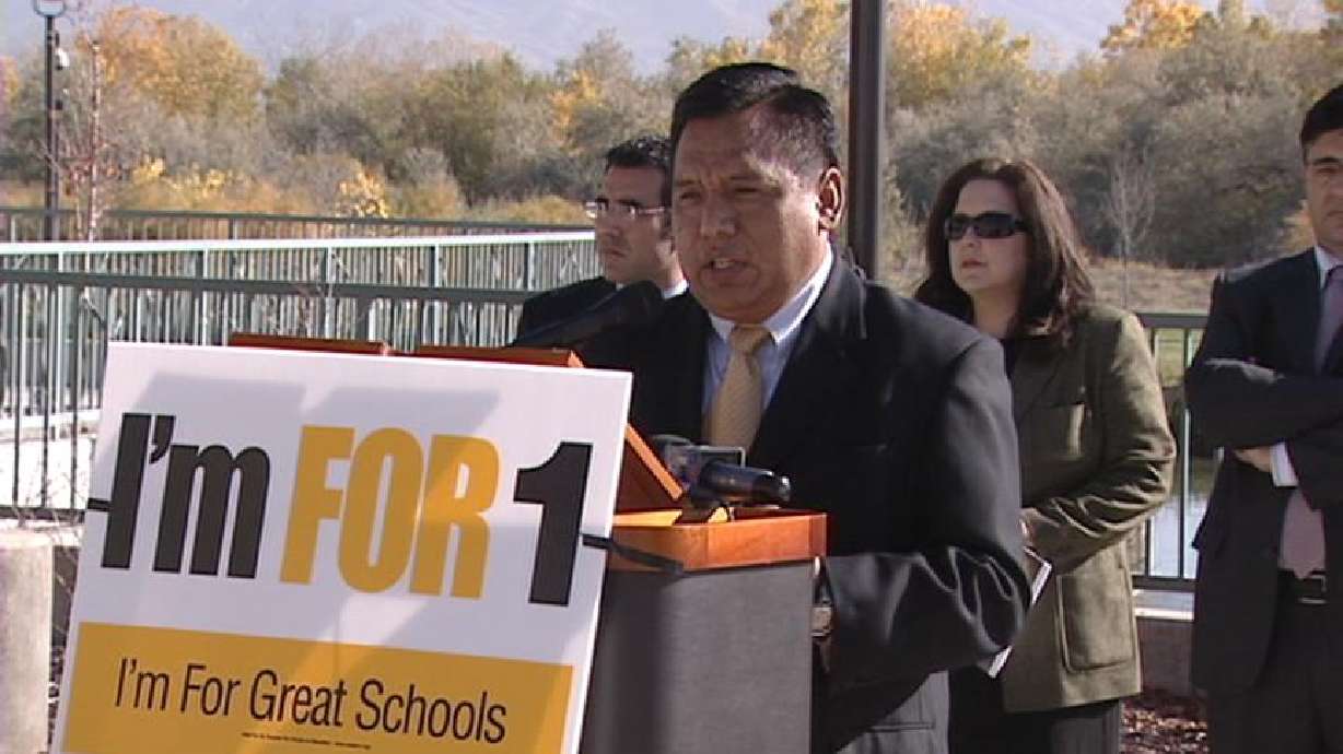 Utah Hispanics Gather to Show Support for Vouchers