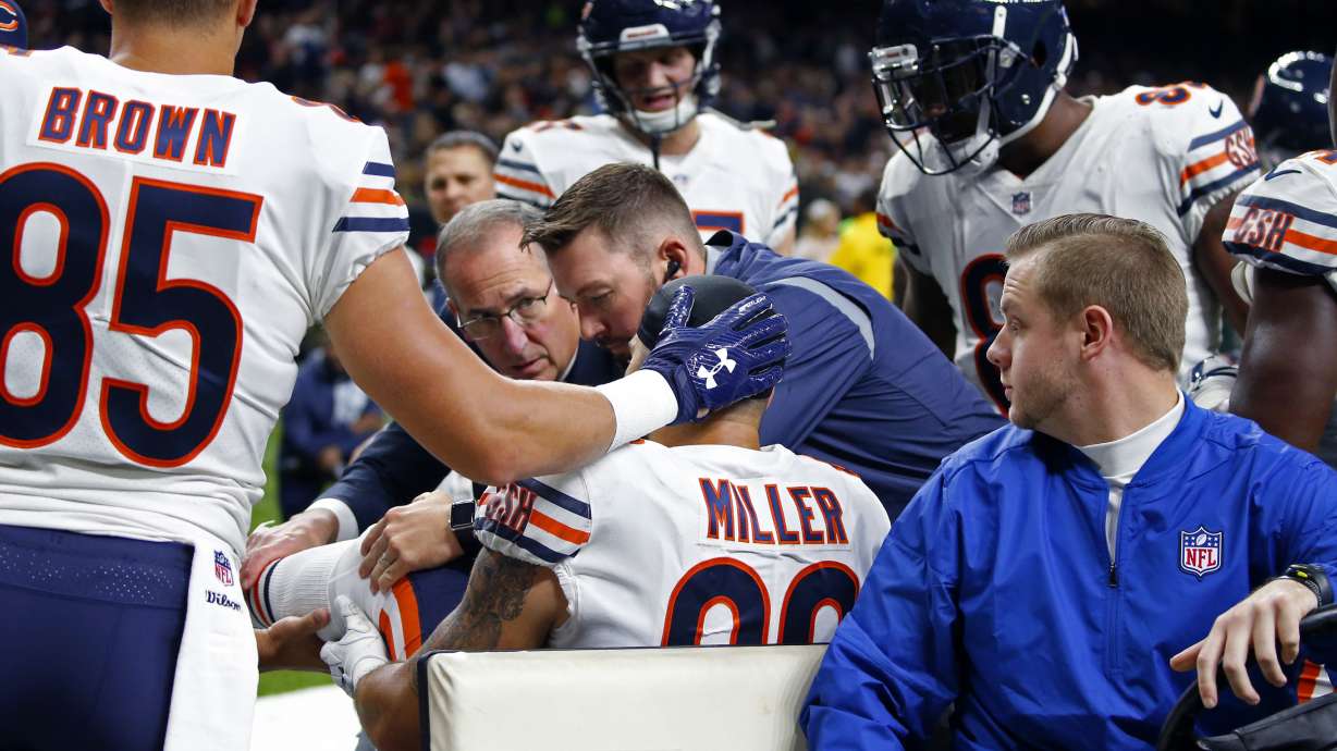 Fox says Bears TE Miller "progressing well" from leg surgery