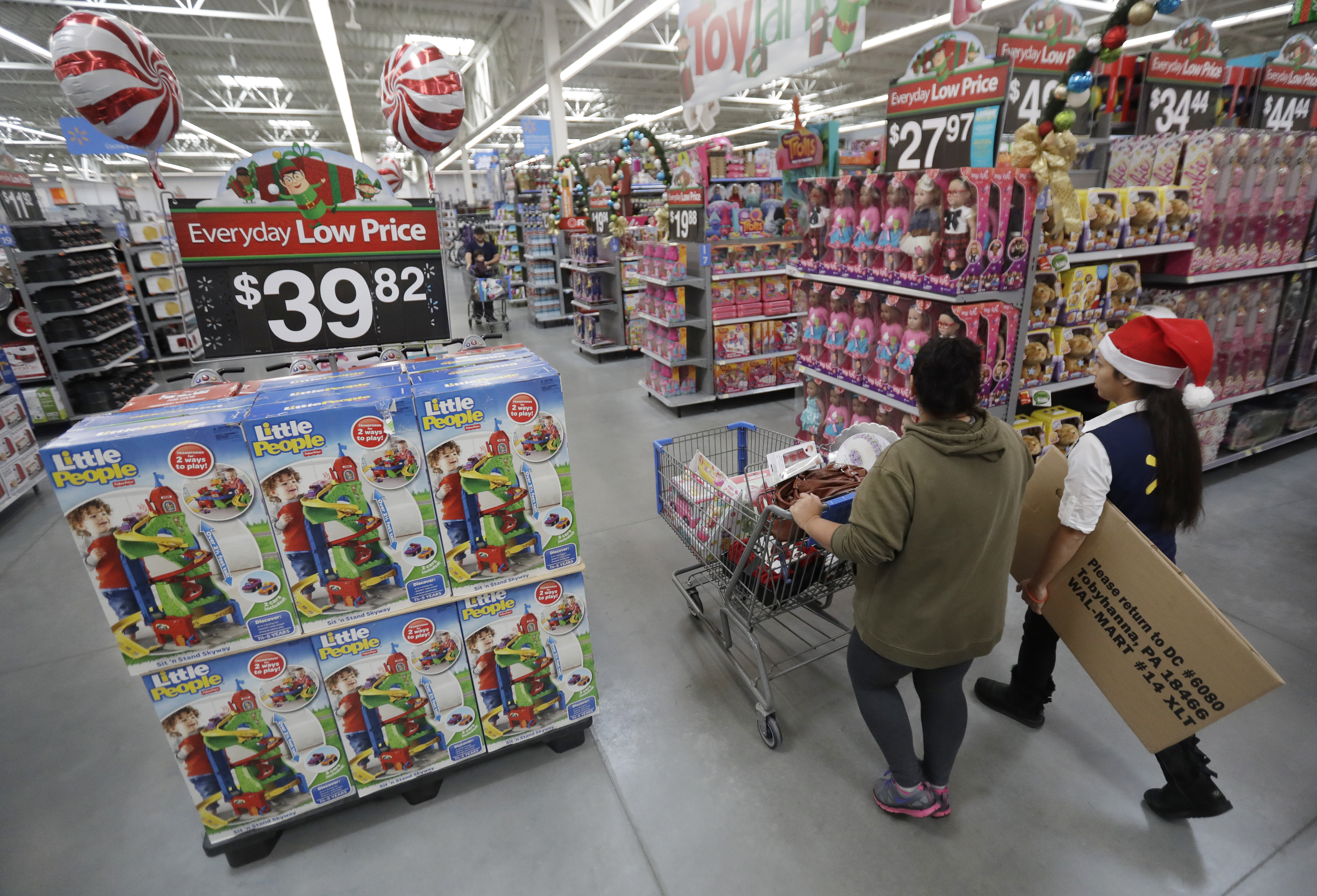 Walmart hopes to make stores livelier for the holidays