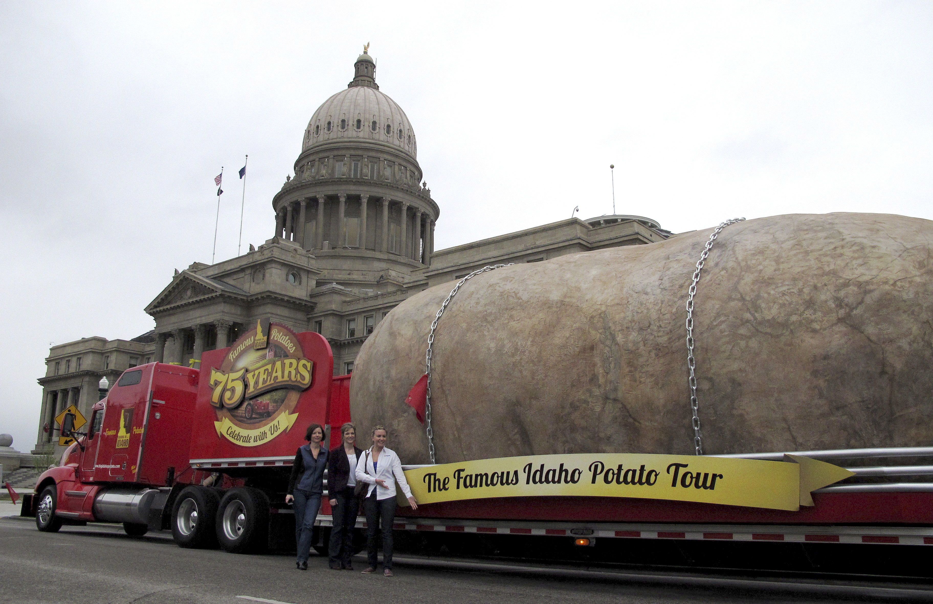 Would you stay in this giant fake potato?