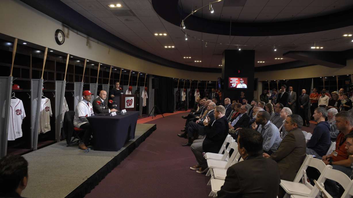Nats manager Martinez: 'We're here to win the World Series'