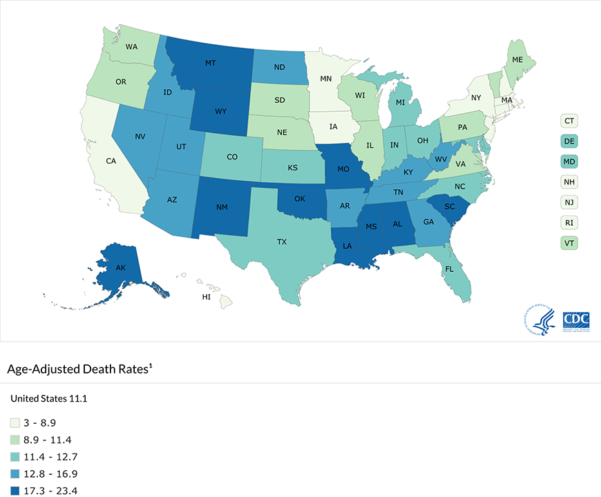 US rate for gun deaths is up for the second straight year