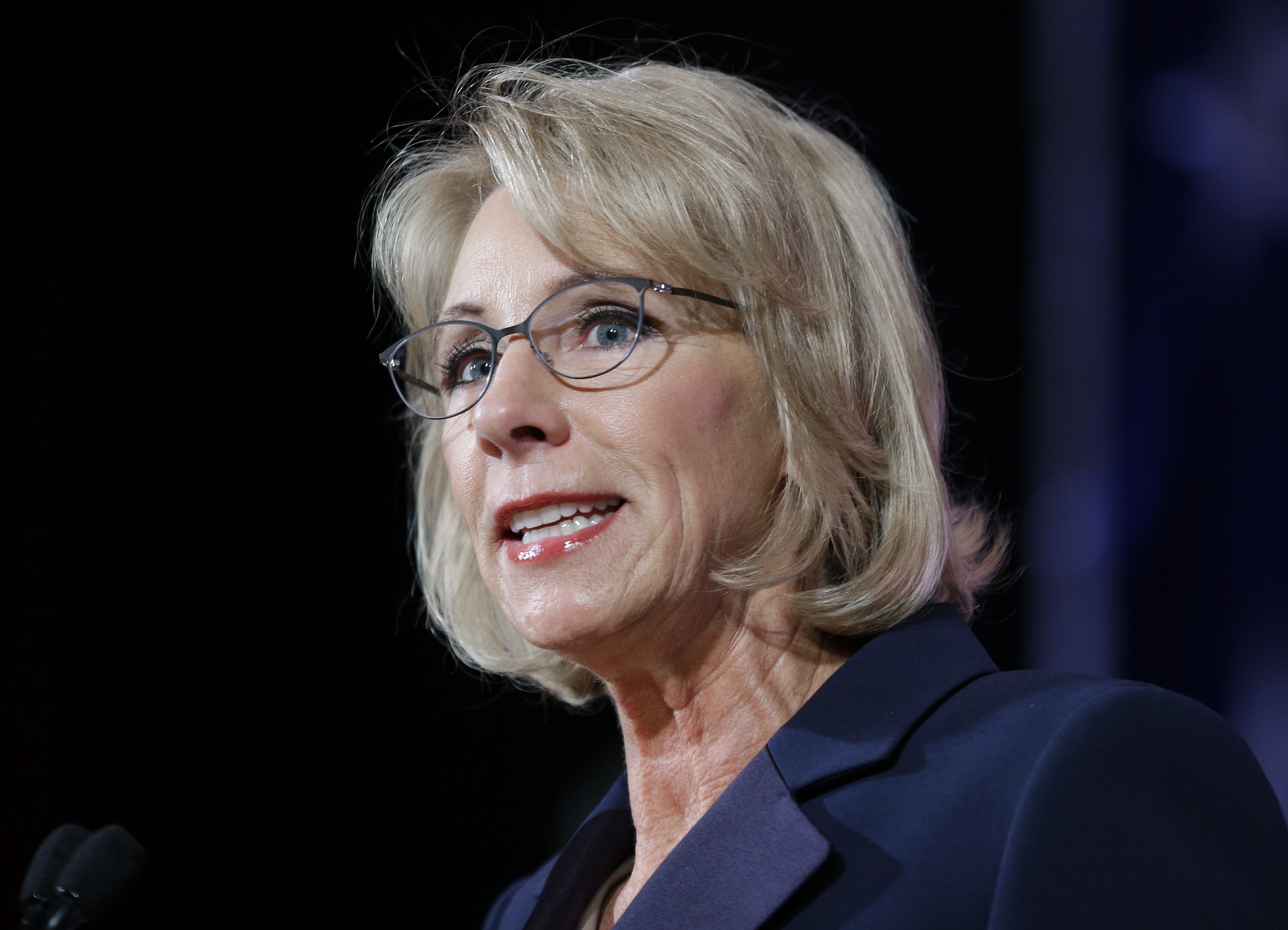 Republican tax bill furthers DeVos' push for school choice