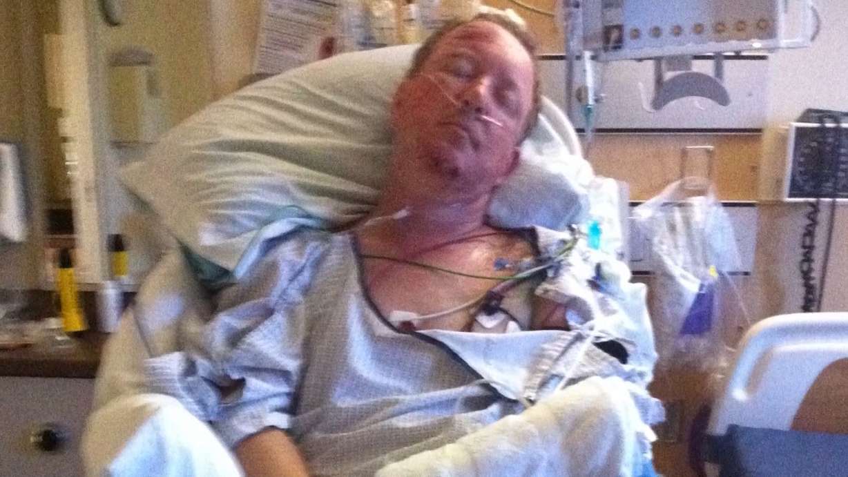 In 2011, while on an adventure from Salt Lake to Coeur d'Alene, Idaho, Greg Nordfelt became sick and passed out while riding his motorcycle. He crashed into a ditch full of lava rocks and woke up from a coma nearly two weeks later. (Photo provided)
