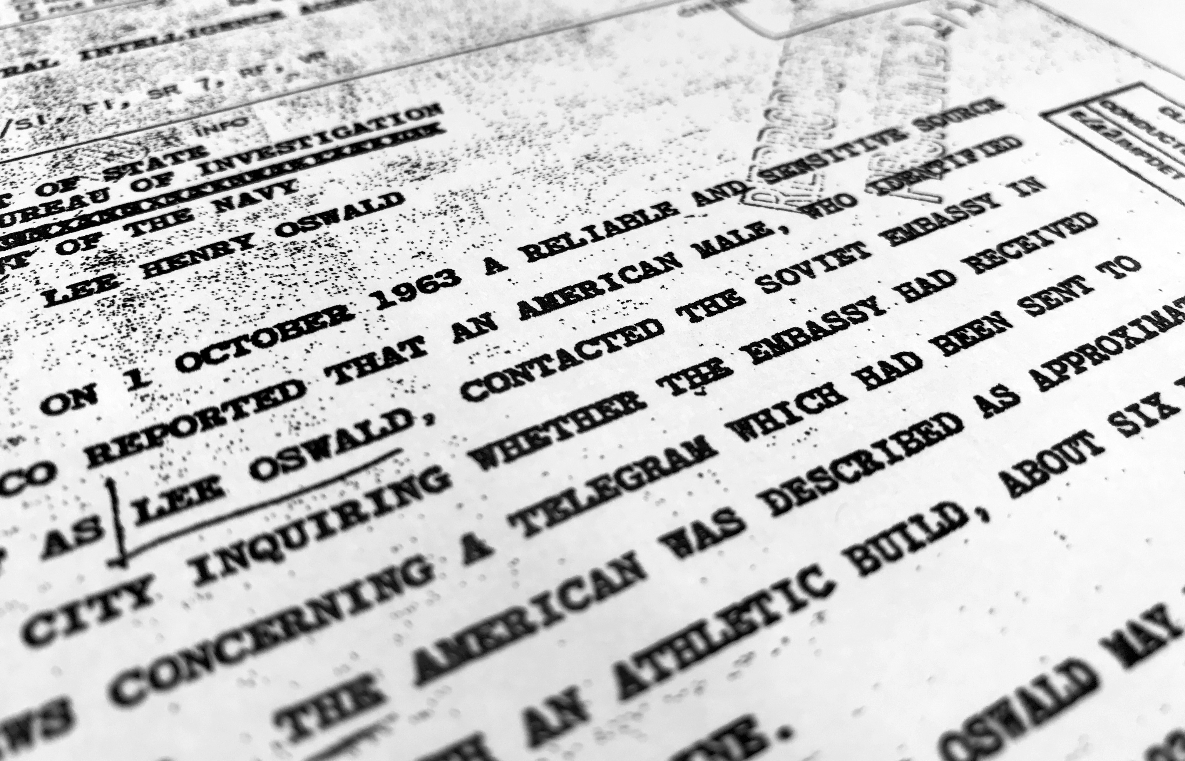Latest JFK files say no evidence found of CIA link to Oswald