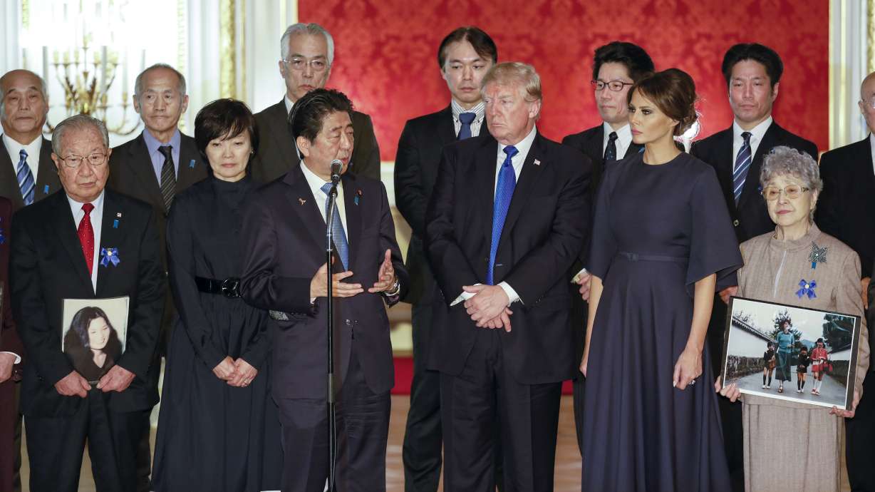 Japan families of N. Korea abductees meet Trump, seek help