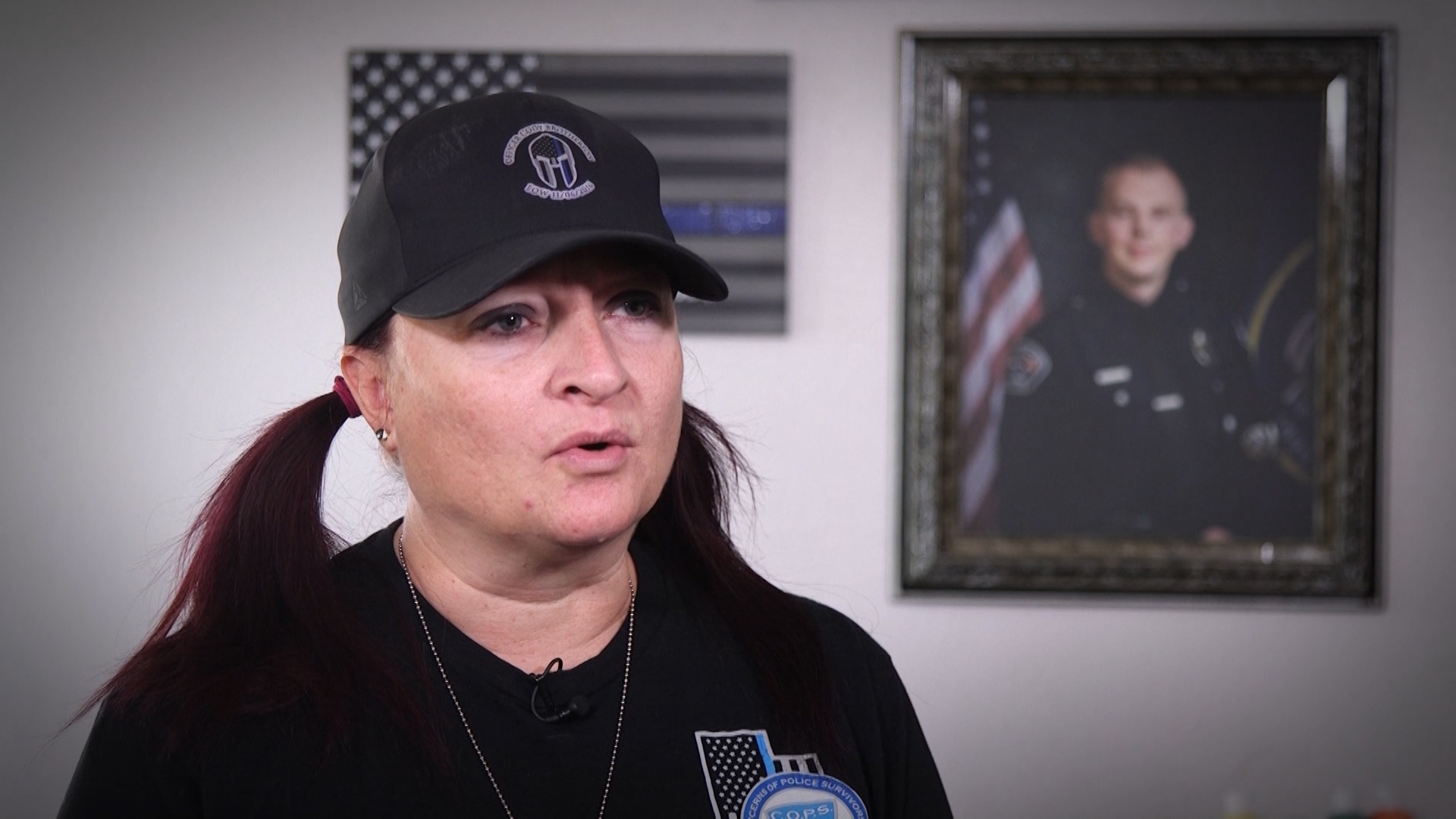 Jenny Brotherson, mother of West Valley City police officer Cody Brotherson who was killed in the line of duty, is embarking on a letter-writing campaign, asking Utah lawmakers to consider tougher consequences for juveniles who commit violent crimes. (Photo: KSL TV)