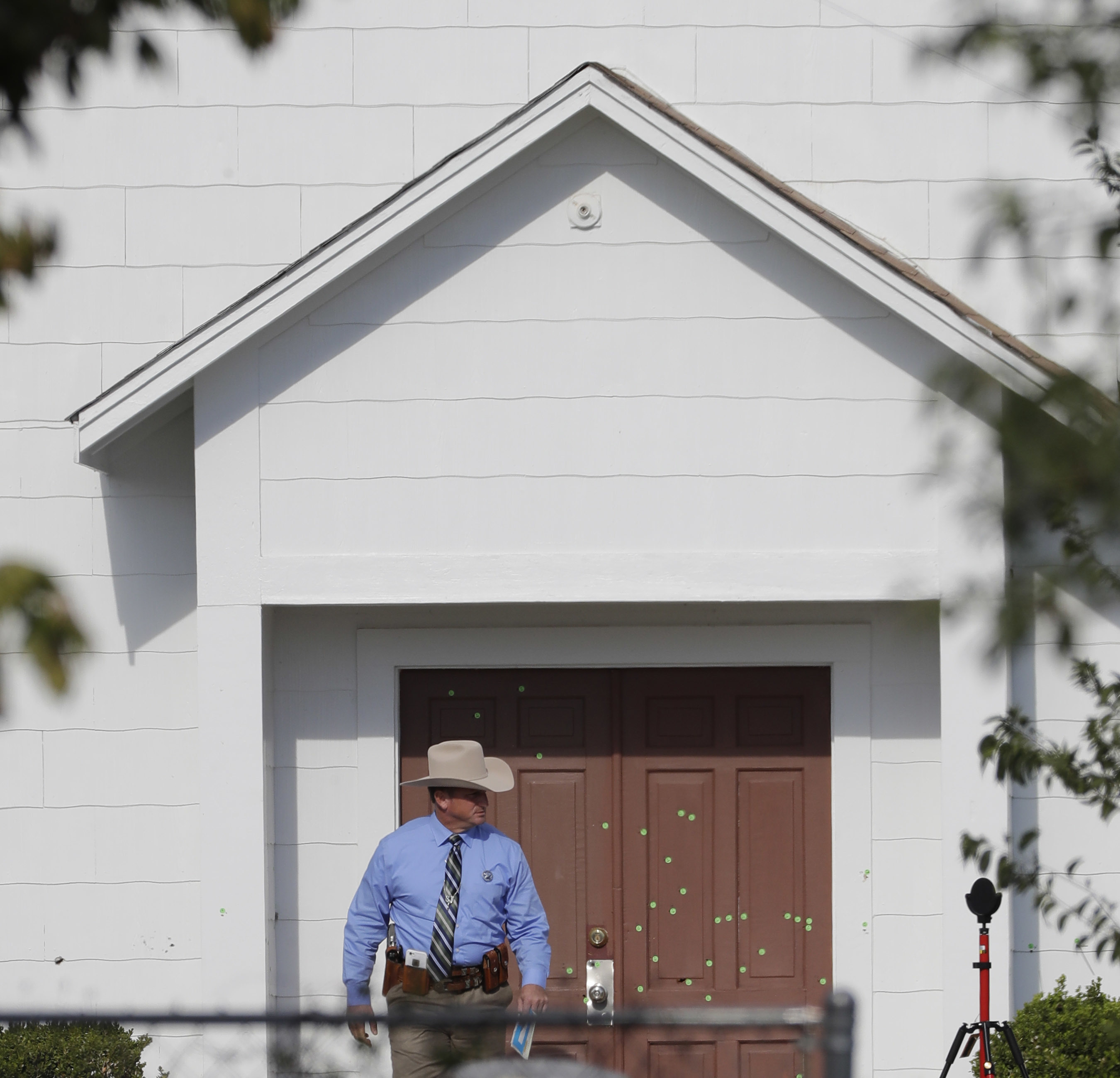 'So many babies in there': church shooting claims 8 children