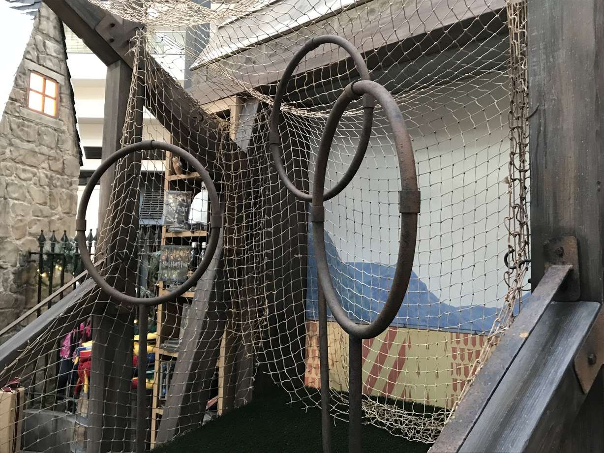 Experience "Quidditch" by throwing a Quaffle or two of your own. (Photo: Mary Dalrymple, KSL.com)