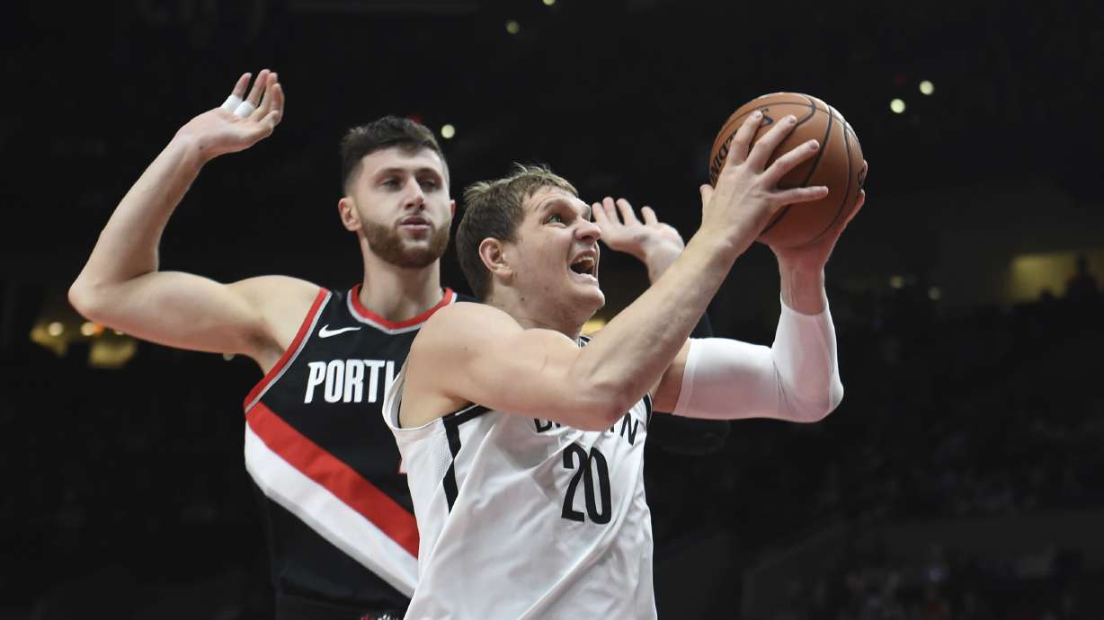 Russell has 21 points, Nets beat Trail Blazers 101-97