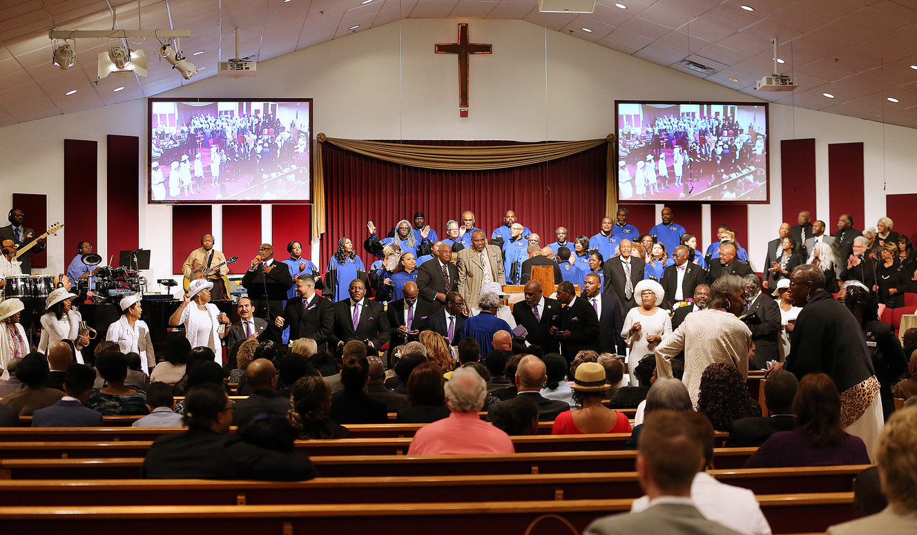 Calvary Baptist Church in Salt Lake City celebrates 125 years of faith and family on Sunday, Nov. 12, 2017. (Photo: Scott G Winterton, KSL)
