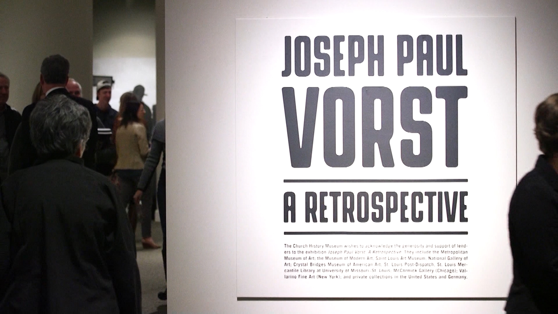A unique art exhibition opened at the LDS Church History Museum, featuring critically-acclaimed artist Joseph Vorst, whose works once hung in the nation's most prestigious museums. (Photo: KSL TV)