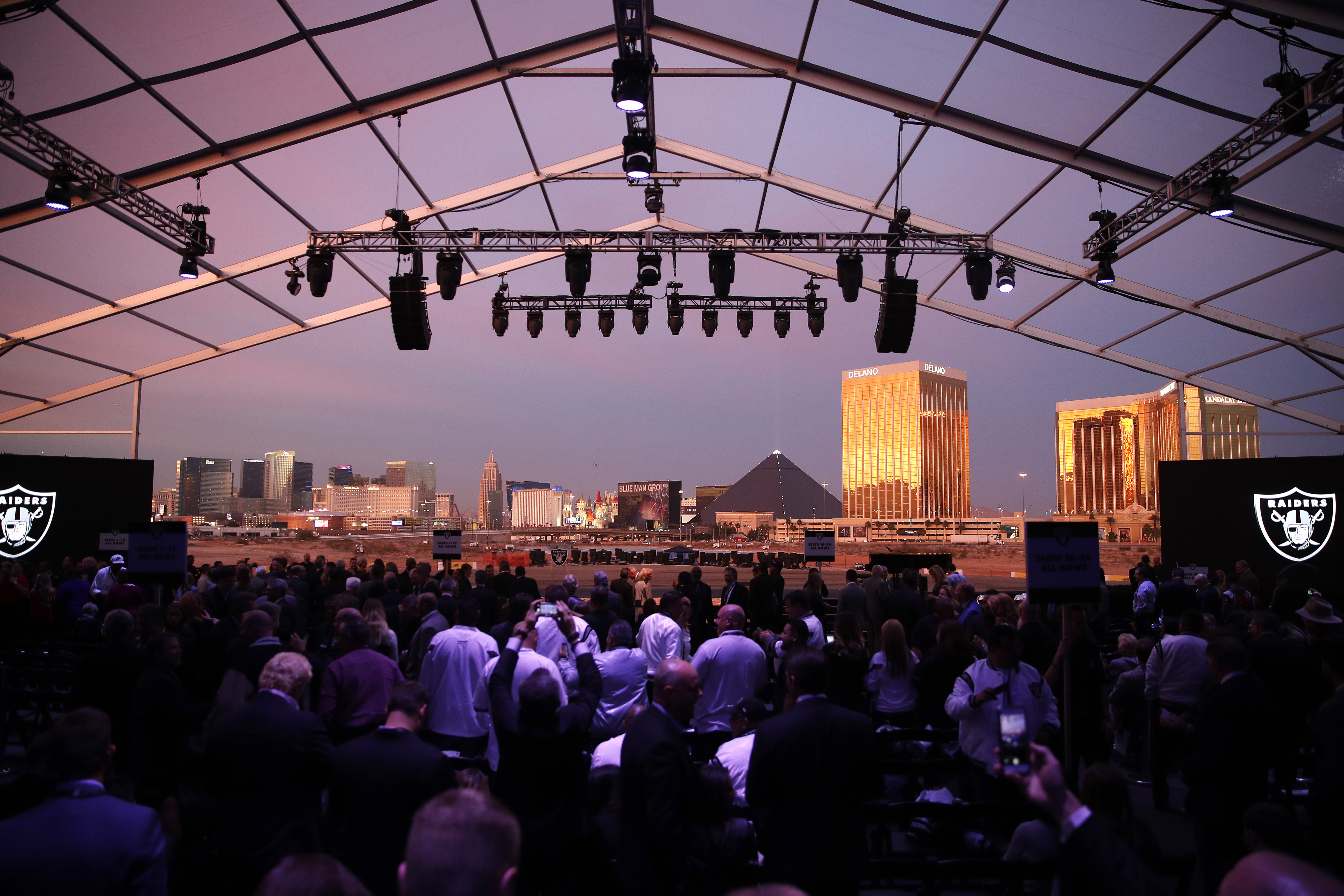 Raiders mark new chapter with Vegas stadium groundbreaking