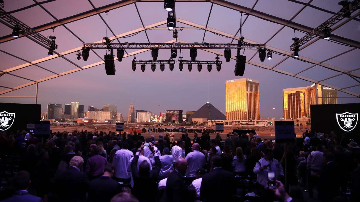 Raiders mark new chapter with Vegas stadium groundbreaking
