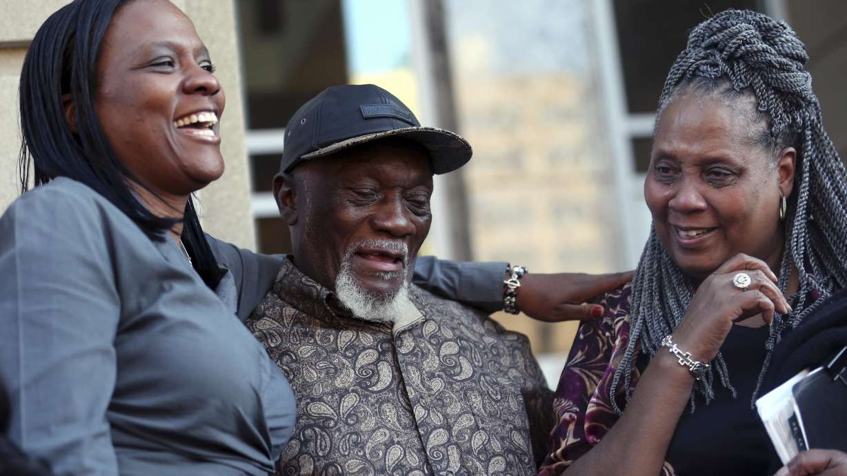 'God is so good' says man freed after 5 decades in prison