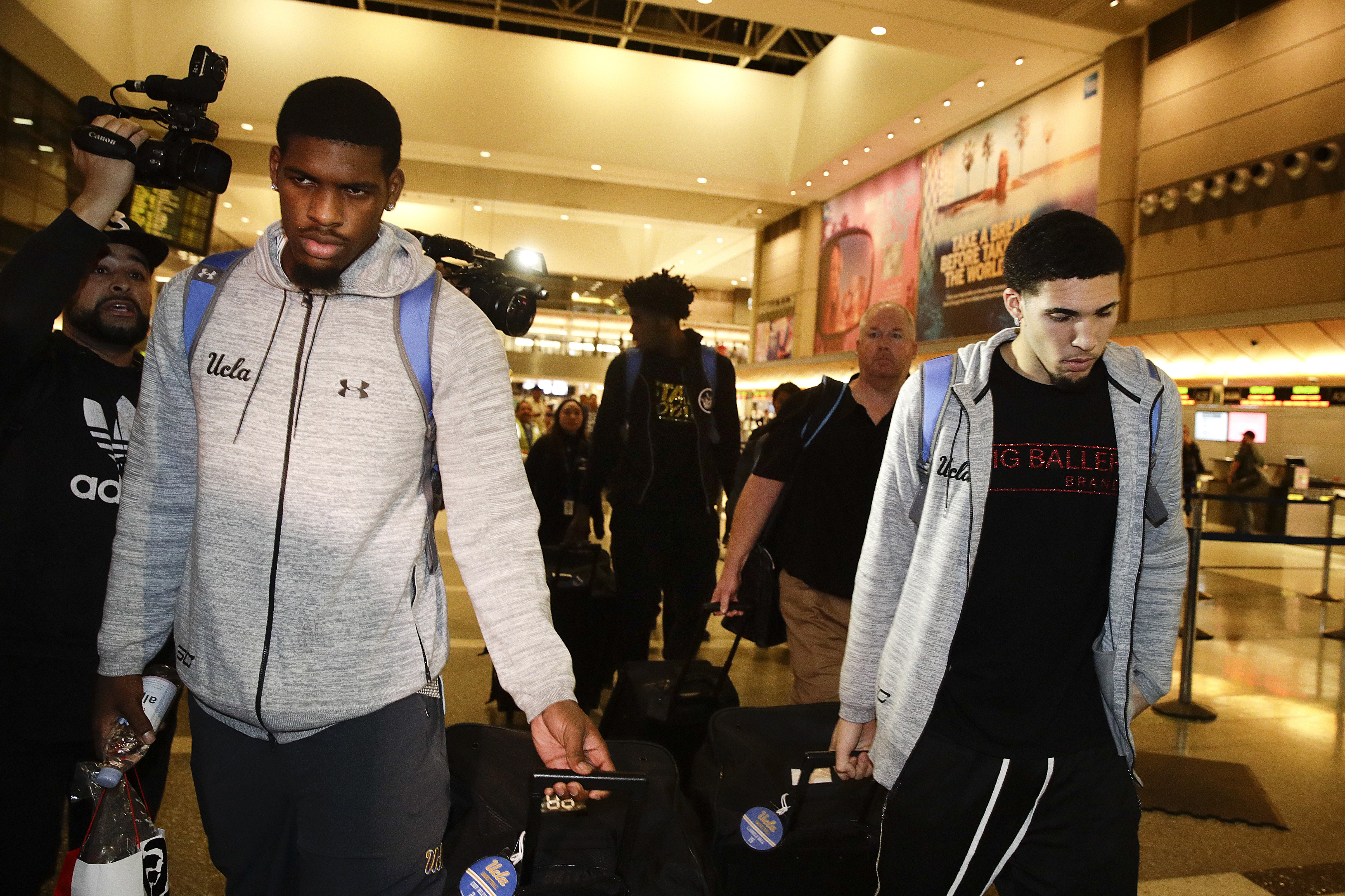3 UCLA basketball players suspended after theft in China