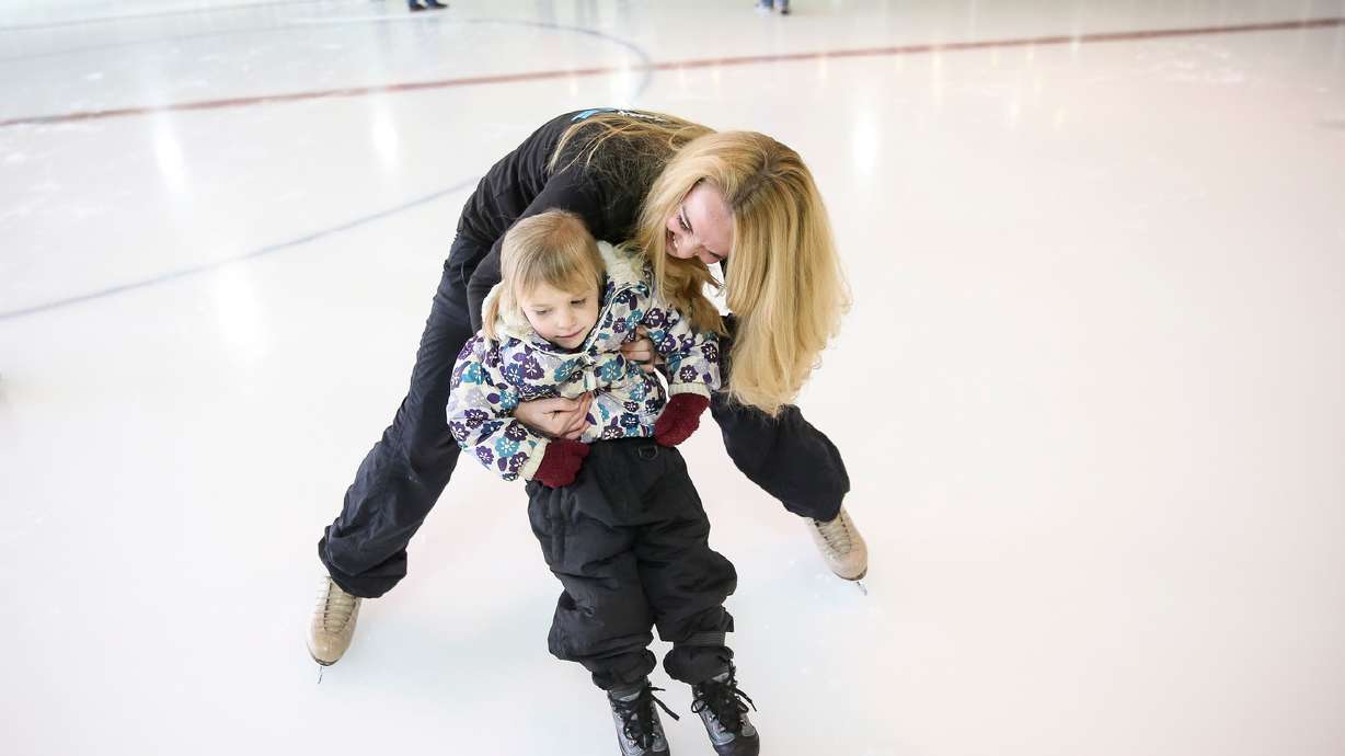 Disney On Ice pros skate with Utah foster kids