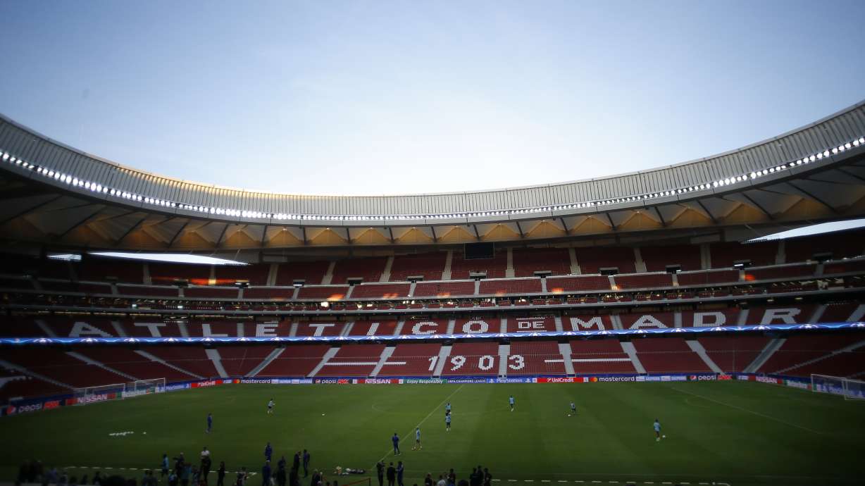 Boosted by stadium blessing, Atletico takes on Real Madrid