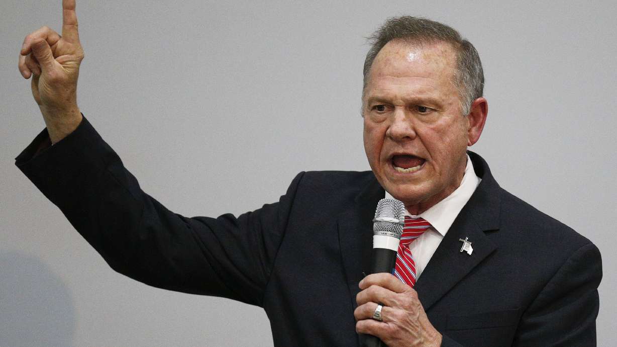 The Latest: Alabama Republican Party says it stands by Moore