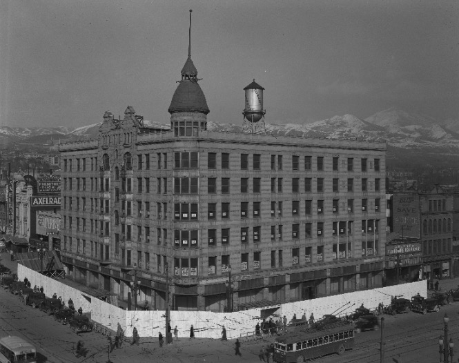 The Auerbach's building in a photo taken on Feb. 18, 1935. (Photo: Utah Division of State History)
