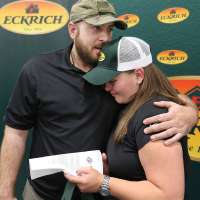 Layton military family honored with free groceries for a year