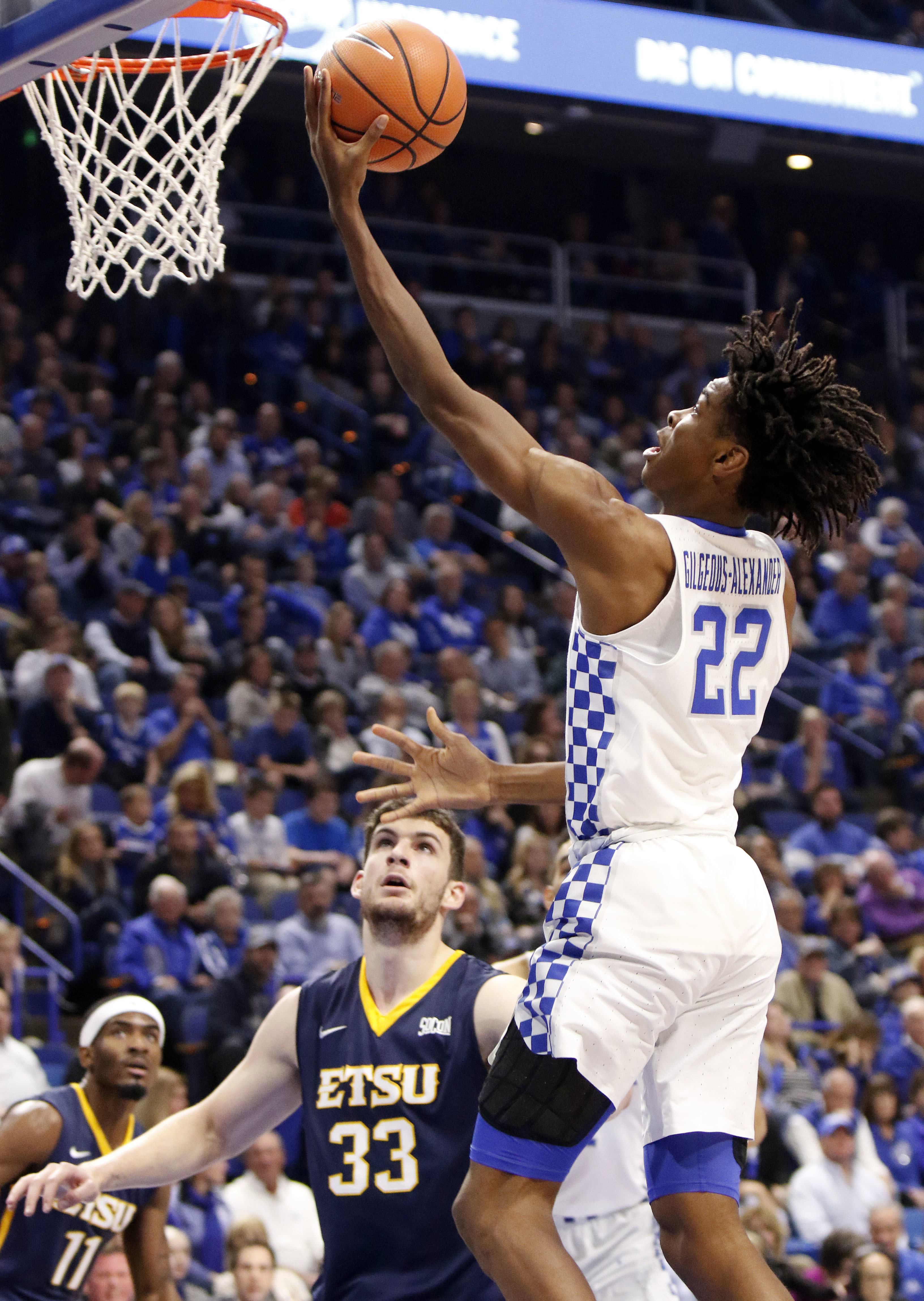 No. 7 Kentucky cruises past East Tennessee State, 78-61