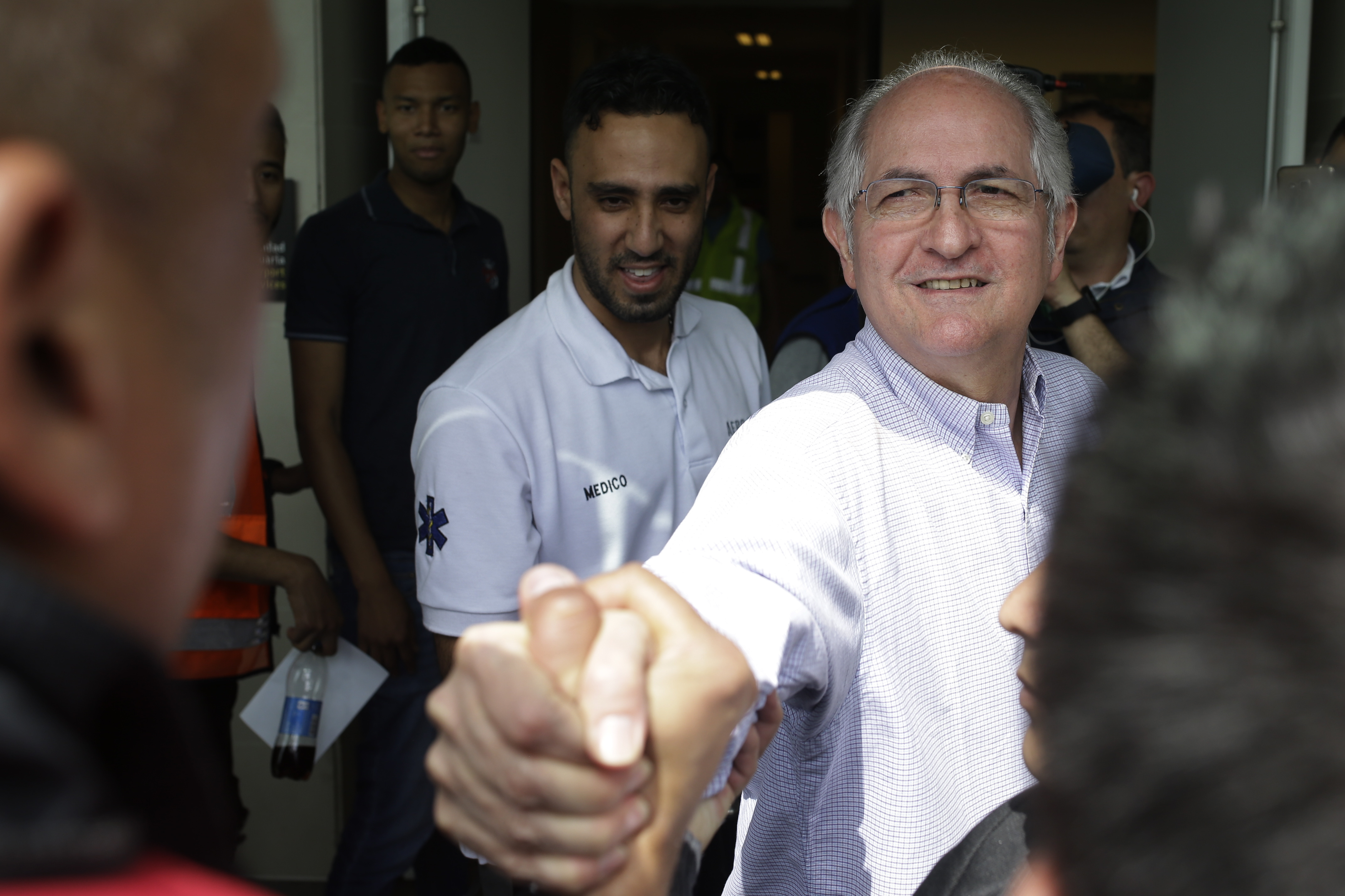 Spain: Ex-Caracas mayor meets leader after fleeing Venezuela
