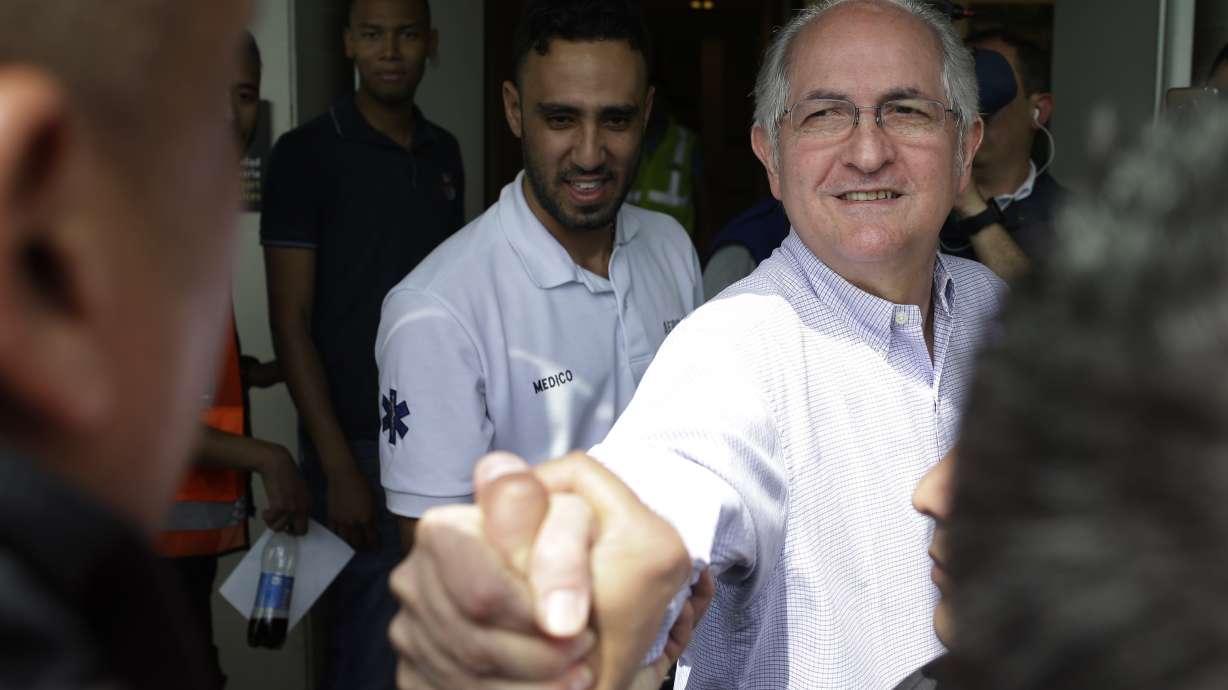 Spain: Ex-Caracas mayor meets leader after fleeing Venezuela