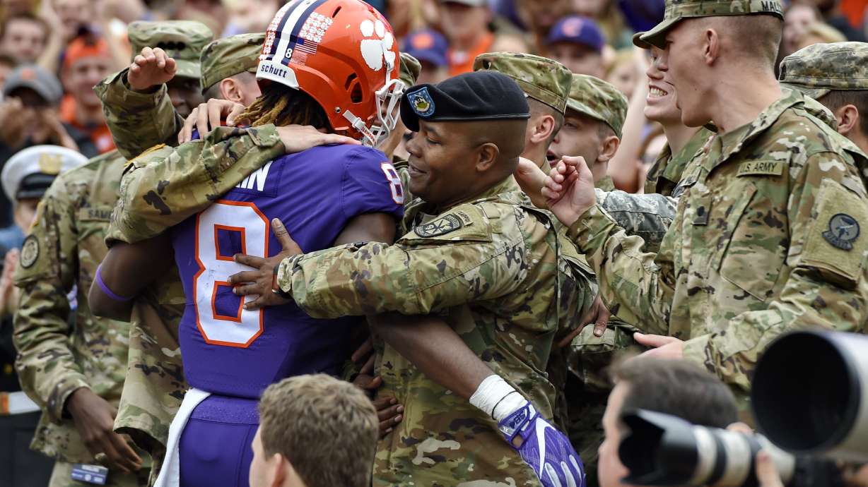 No. 4 Clemson stays in playoff hunt with 61-3 Citadel win