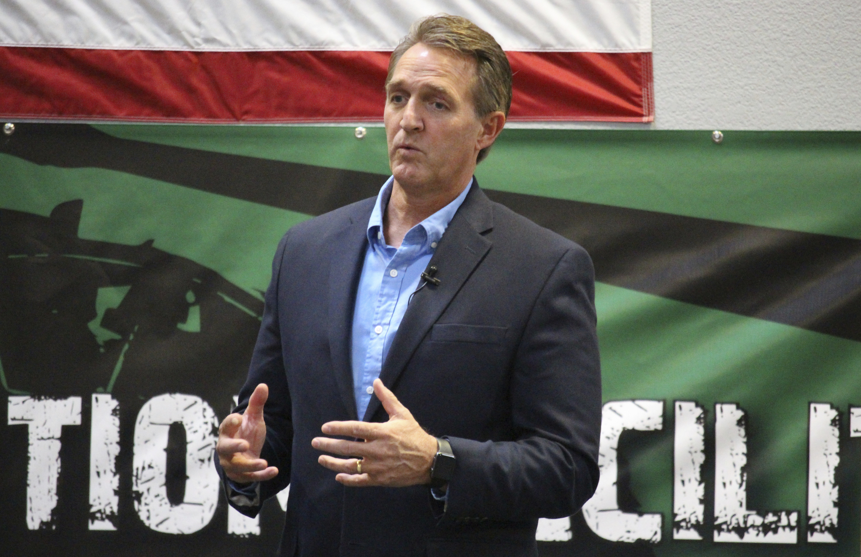 Sen. Flake says GOP is 'toast' if it follows Trump, Moore