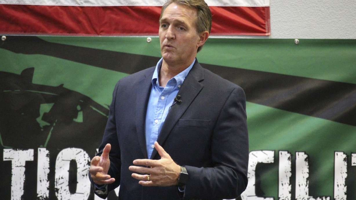 Sen. Flake says GOP is 'toast' if it follows Trump, Moore