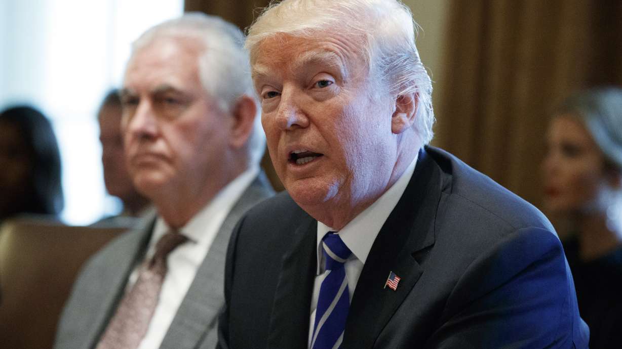 The Latest: Trump puts North Korea back on blacklist