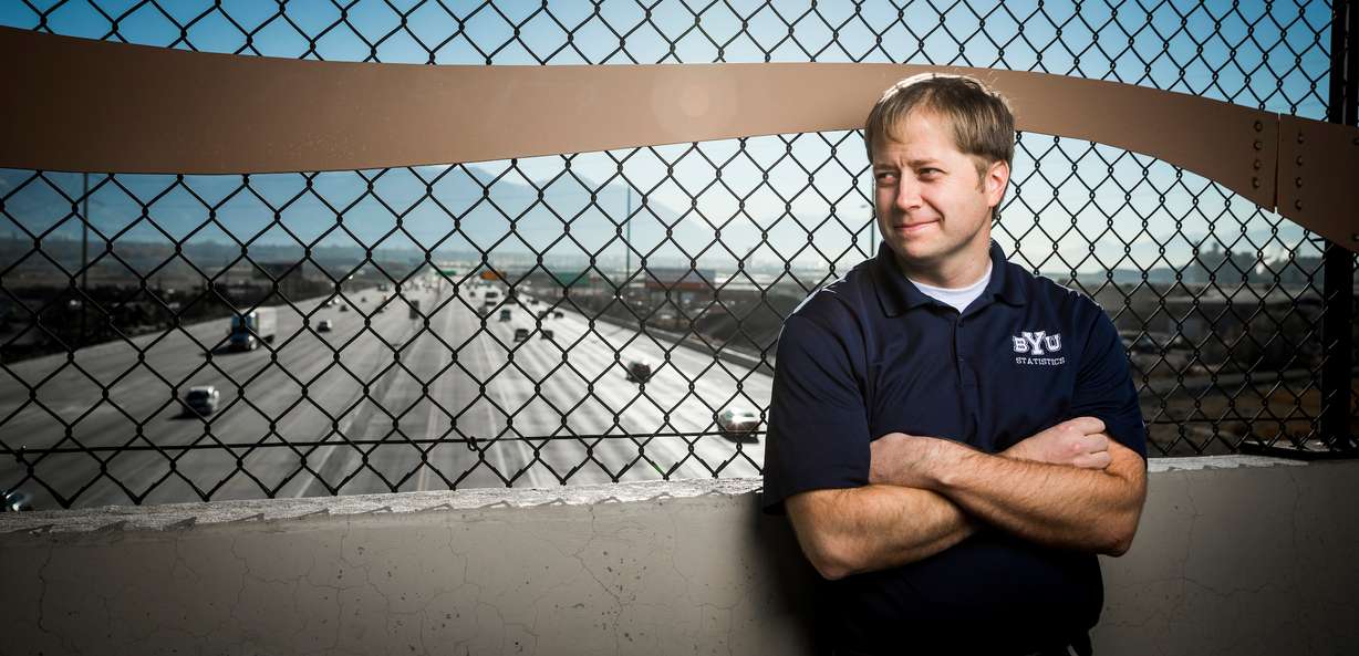 Matthew Heaton is an assistant professor of statistics at BYU. Photo: Nate Edwards, Brigham Young University