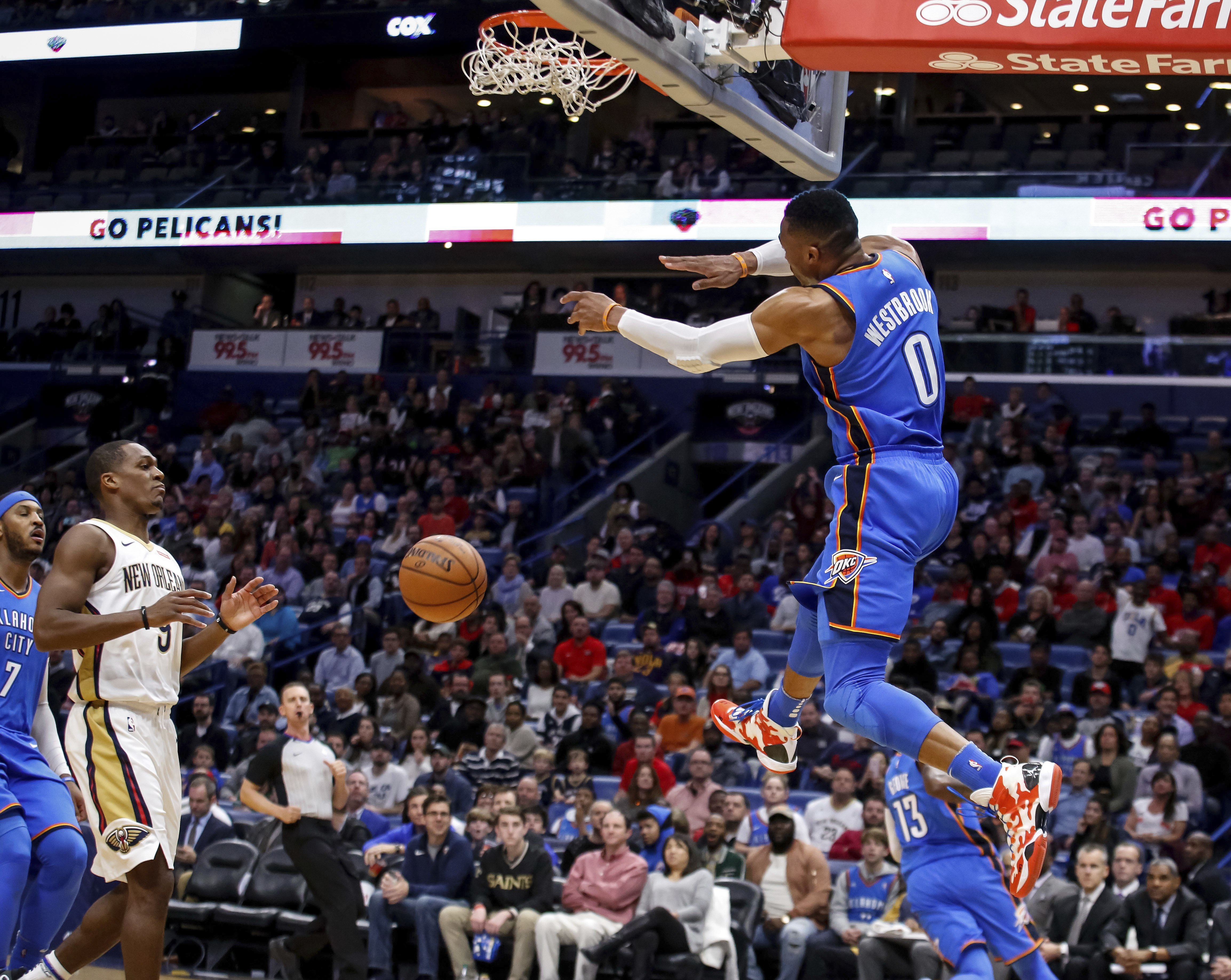 Thunder star Westbrook still adjusting to new teammates