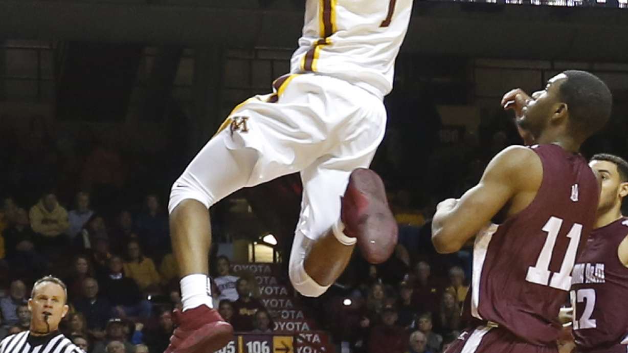 Murphy's double-double leads Minnesota over Alabama A&M