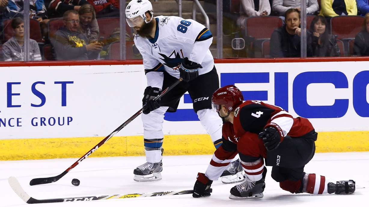 Couture helps Sharks beat Coyotes 3-1