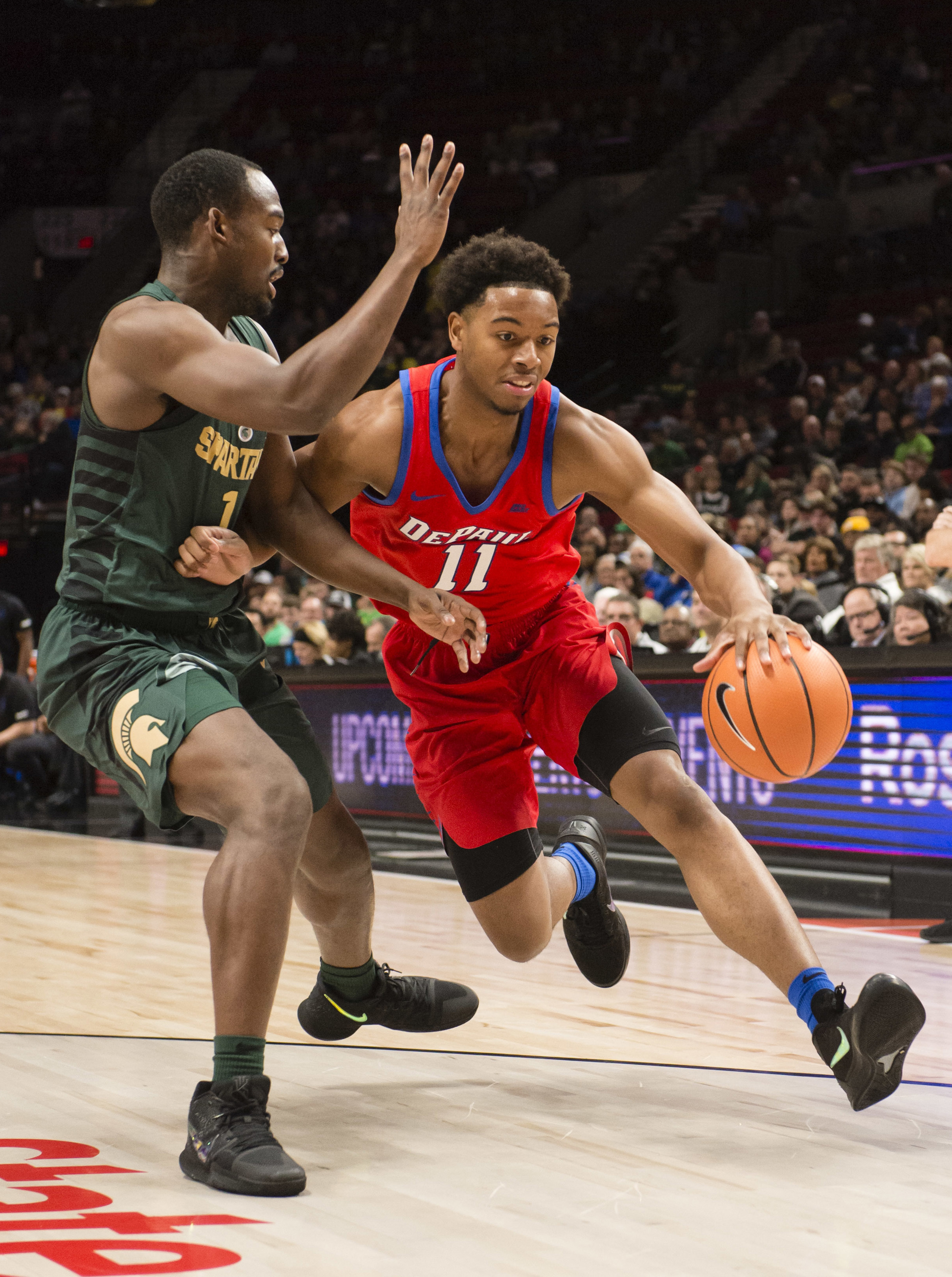 No Bridges, no problem as No. 4 Michigan St beats DePaul