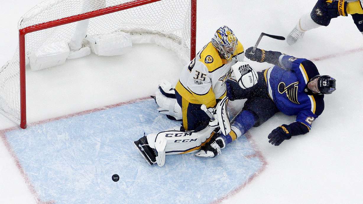 Johansen scores, Rinne stays hot, Predators blank Blues 2-0
