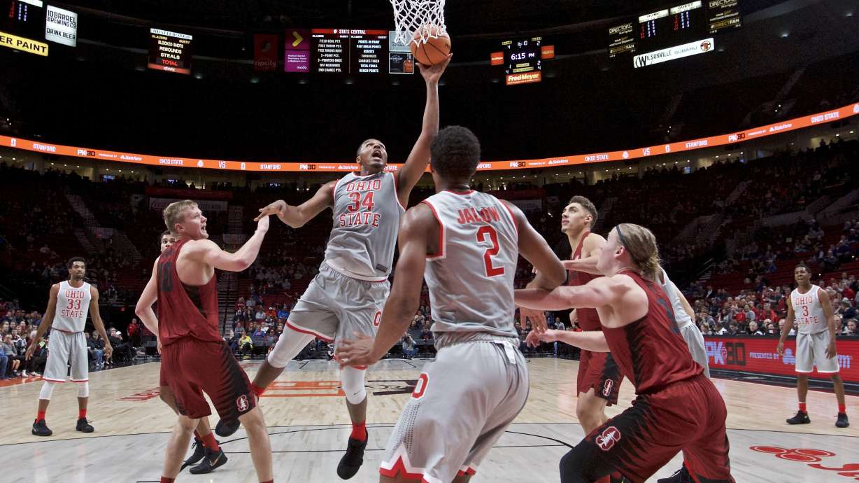 Jackson has 23 and Ohio State beats Stanford 79-71