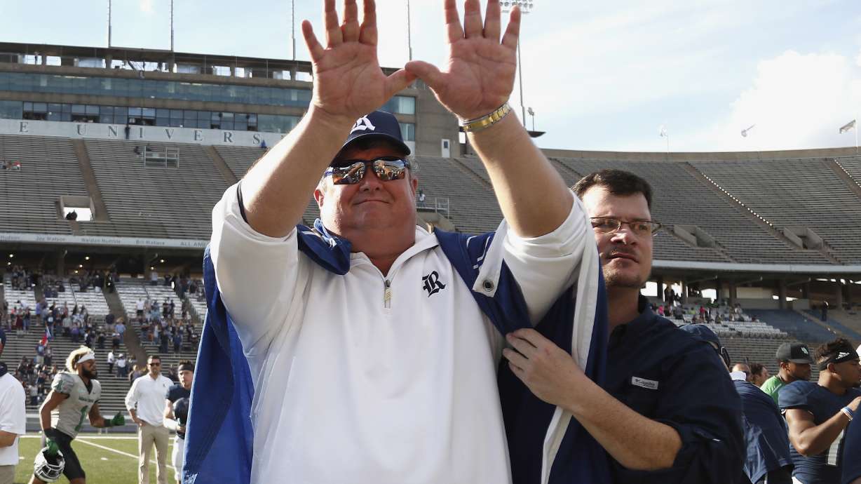 Rice coach Bailiff fired after 11 seasons, 4 bowl games